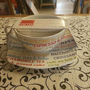 222 Fifth Mug and Plate Set